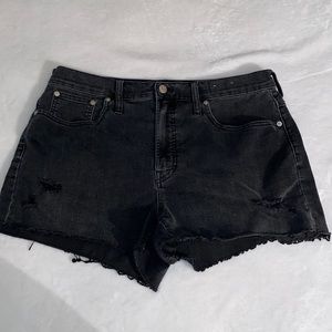 Madewell high rise jean short